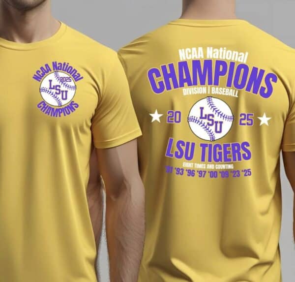 LSU Tigers 2025 NCAA National Champions Shirt