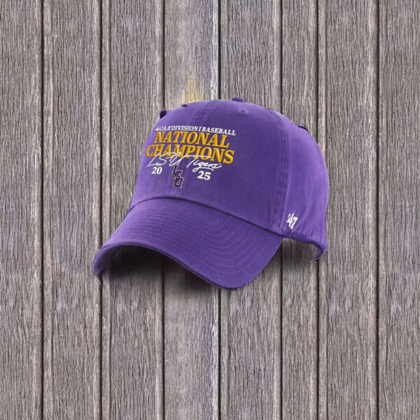 LSU Tigers 2025 National Champions Hat – NCAA Baseball Championship Cap
