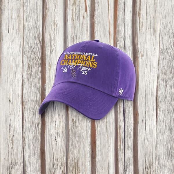 LSU Tigers 2025 National Champions Hat – NCAA Baseball Championship Cap
