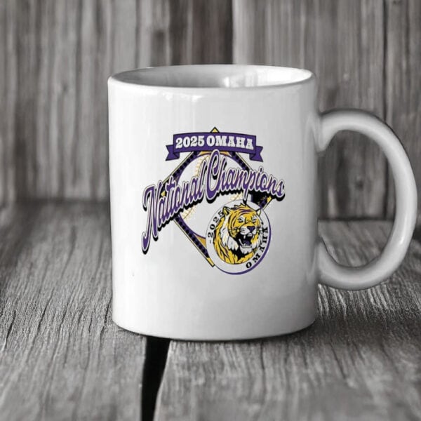 LSU Tigers 2025 Omaha National Champions Mug