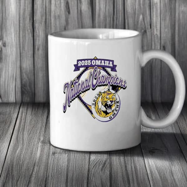 LSU Tigers 2025 Omaha National Champions Mug