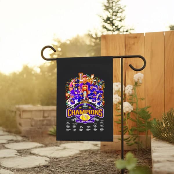 LSU Tigers Baseball 2025 National Champions Flag