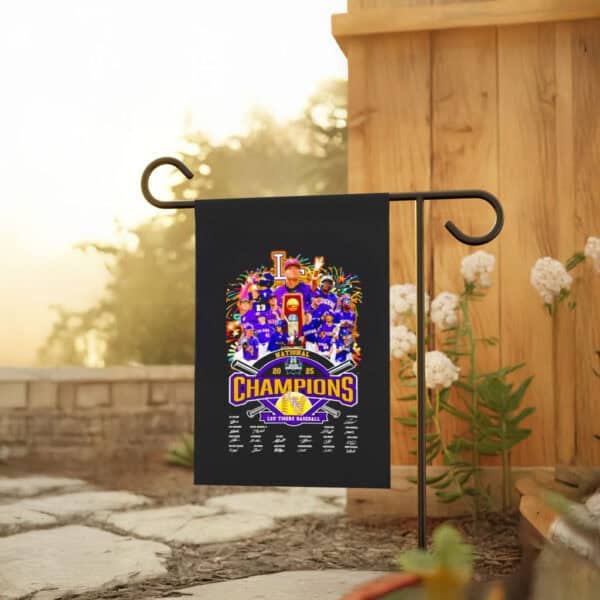 LSU Tigers Baseball 2025 National Champions Flag