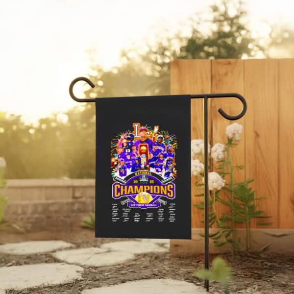 LSU Tigers Baseball 2025 National Champions Flag