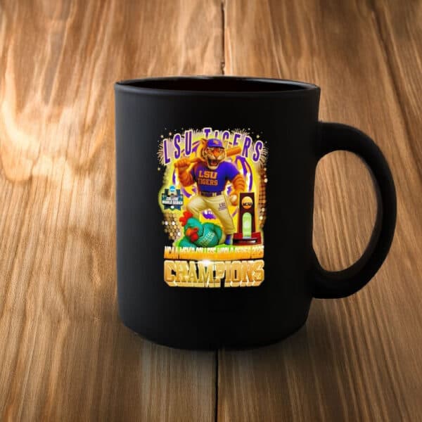 LSU Tigers NCAA Men’s College World Series 2025 Champions Mug