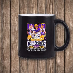 LSU Tigers National Champions 2025 Signatures Mug