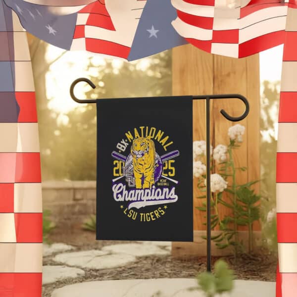 LSU Tigers The Geauxld 2025 College World Series Champions Flag