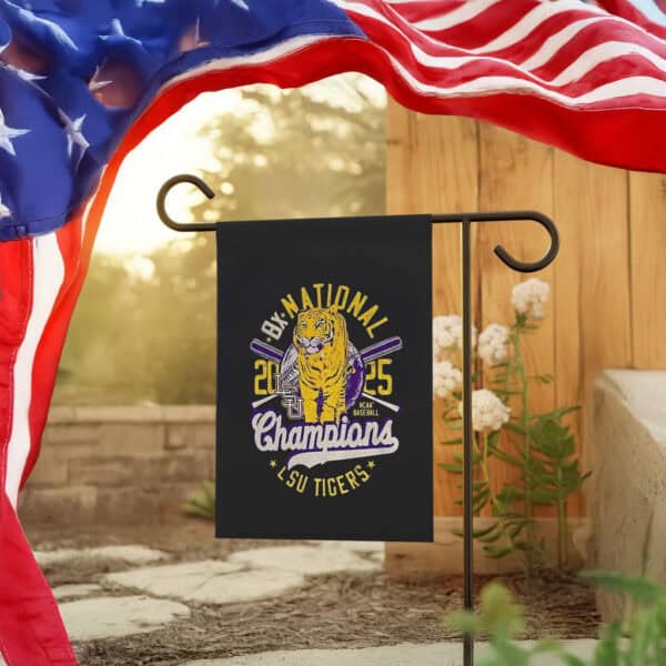 LSU Tigers The Geauxld 2025 College World Series Champions Flag