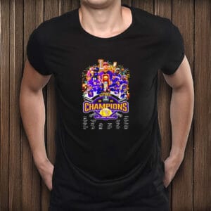 NCAA Champs Roster with Signatures Tee, LSU Tigers Baseball 2025 National Champions Shirt