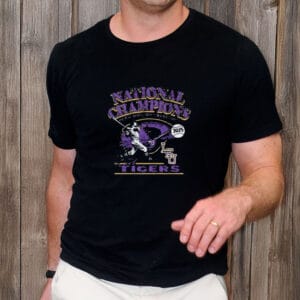 NCAA Victory Graphic Tee, LSU Tigers 2025 Baseball National Champions T-Shirt