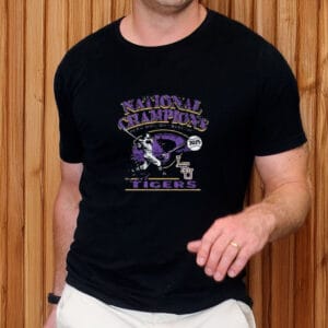 NCAA Victory Graphic Tee, LSU Tigers 2025 Baseball National Champions T-Shirt