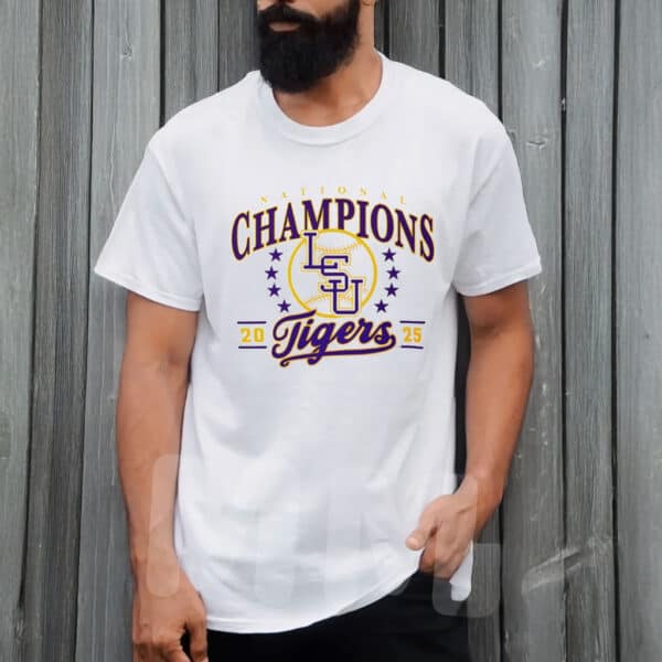 NCAA Victory Tee, LSU Tigers Baseball 2025 National Champions Shirt