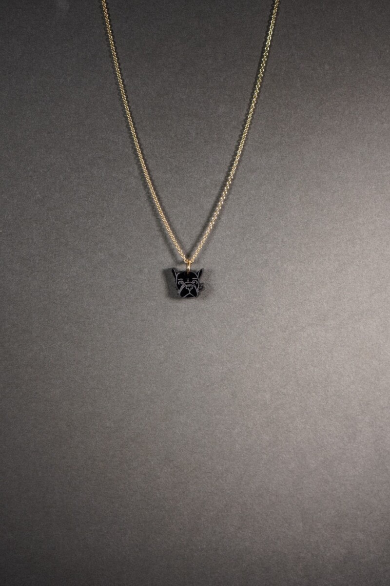 Lucky Necklace French Bulldog Kopf – Bild 2