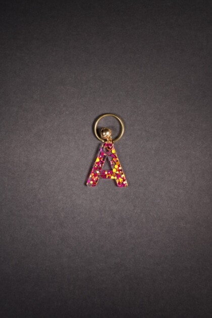 Lucky Letters multiglitter pink