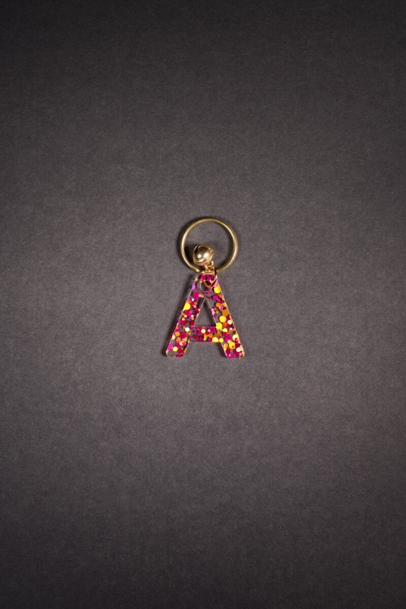 Lucky Letters multiglitter pink