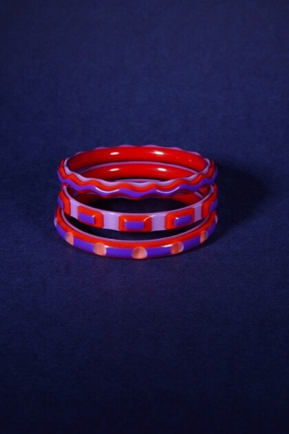 Bangles lilac-pink