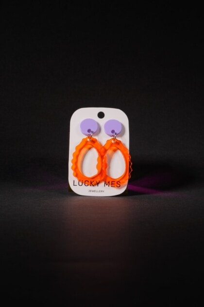 Lucky Ears – Oyster – orange
