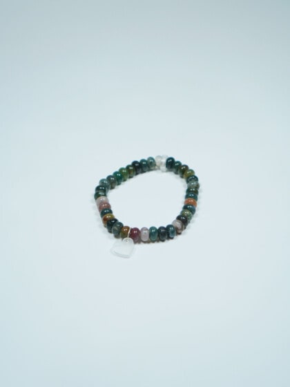 Lucky Bracelet - Indischer Achat - Heart