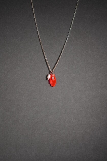 Lucky Necklace Lucky Hand Pearl