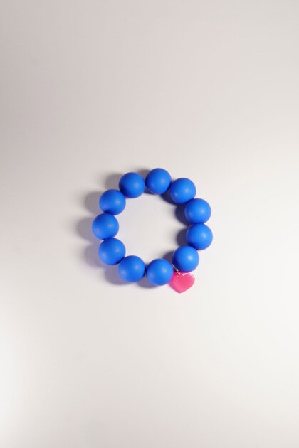 Lucky Bracelet - blau (matt)