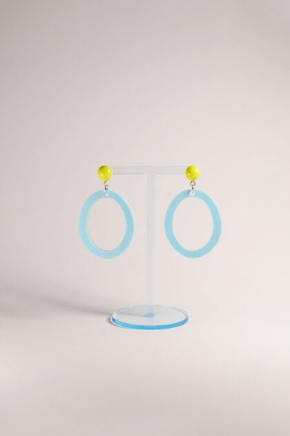 Lucky Ears - lemon - blau pastell