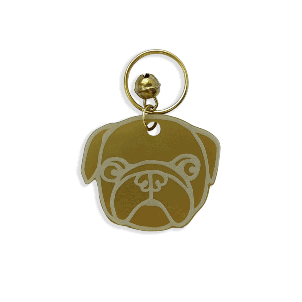 Lucky Pug Head (Mops)