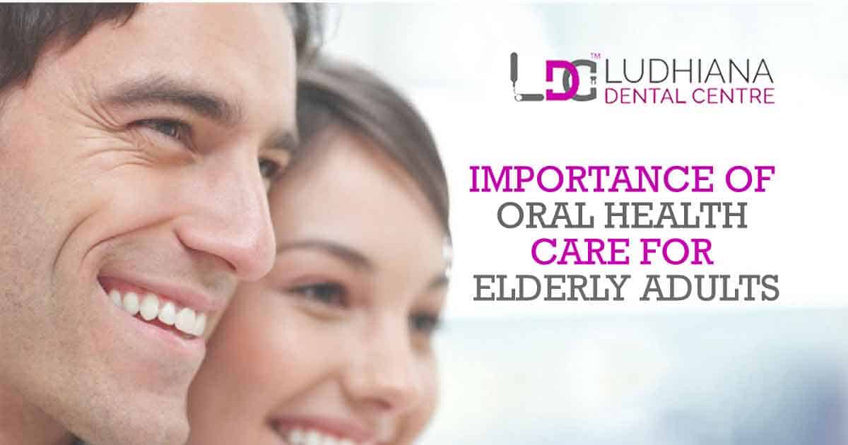 Smiling elderly and young adults showcasing dental health care at Ludhiana Dental Centre.