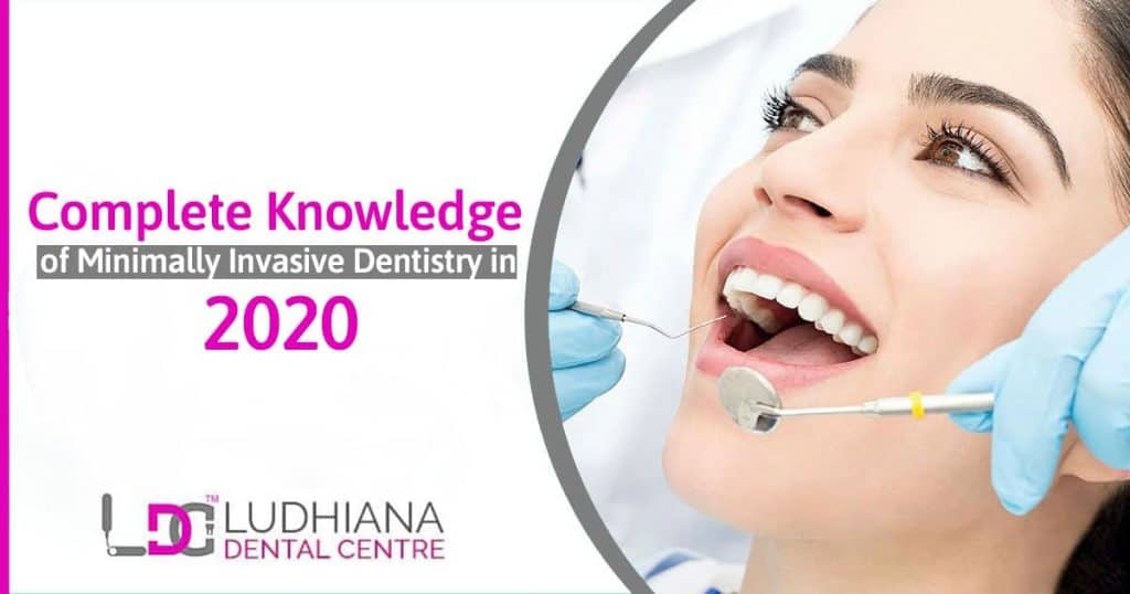 Dental patient receiving teeth examination at Ludhiana Dental Centre, expert minimally invasive dentistry.