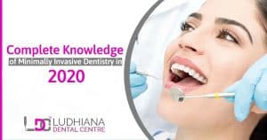 Dental patient receiving teeth examination at Ludhiana Dental Centre, expert minimally invasive dentistry.