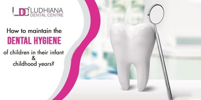 Tooth with dental mirror promoting dental hygiene at Ludhiana Dental Centre.