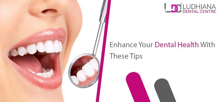 Healthy white smile with dental health tips at Ludhiana Dental Centre.