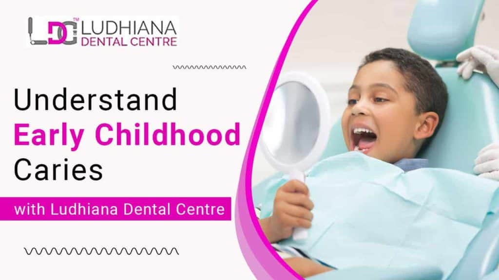 Child smiling at dental check-up at Ludhiana Dental Centre for early childhood dental care services.