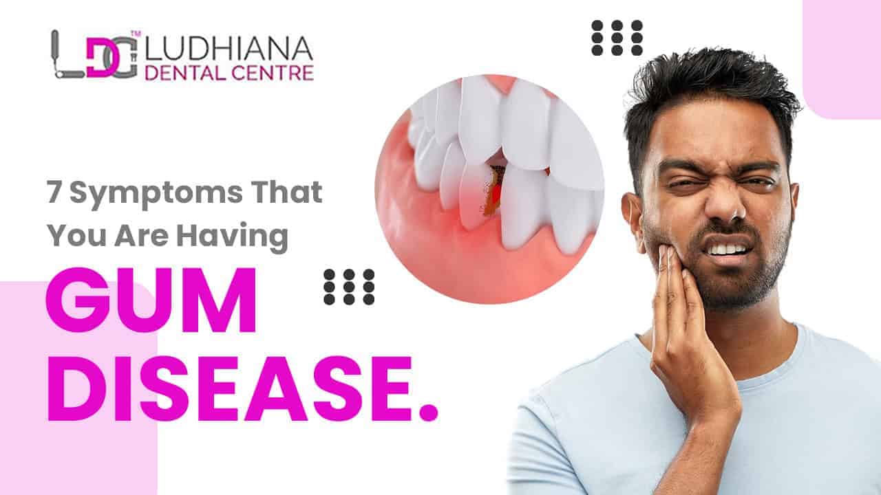 Painful tooth with gum disease, dental infection, dental pain, gum inflammation, Ludhiana Dental Centre services.