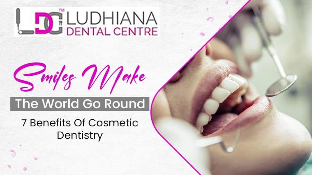 Smooth white dental enamel with cosmetic dentistry.