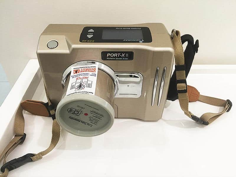 Portable dental X-ray machine for accurate dental imaging at Ludhiana Dental Centre.