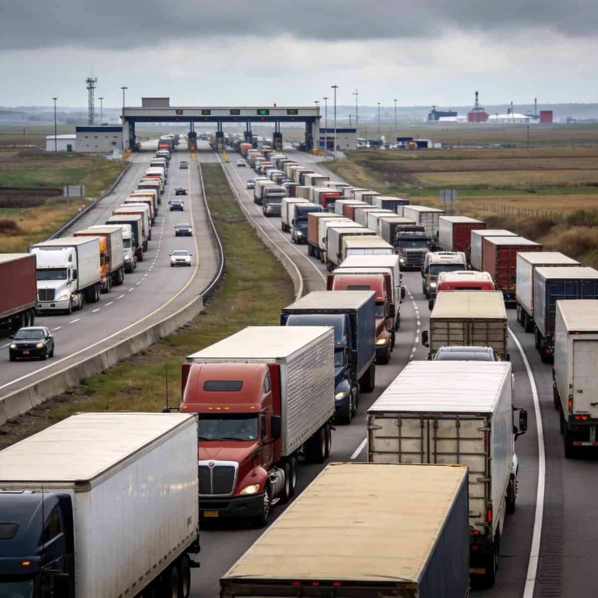 Niagara truck to car ratio shift 2025 trade tensions