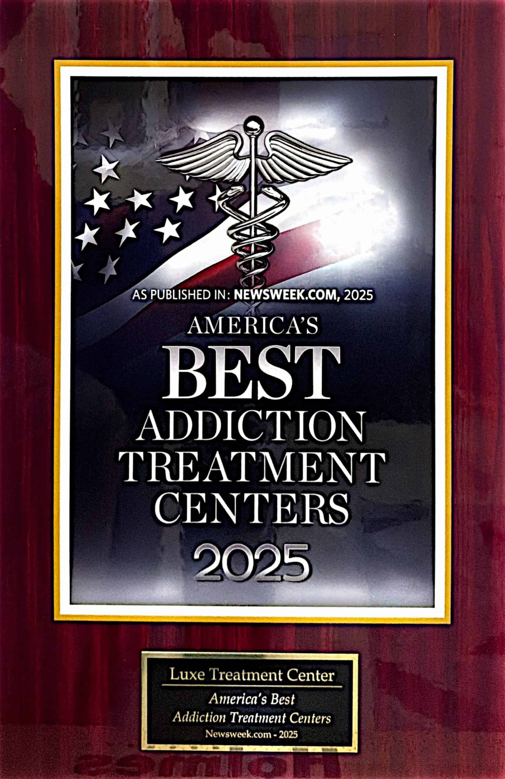 Caring for addiction recovery at Luxe Treatment Center, recognized as one of America's best addiction treatment centers.