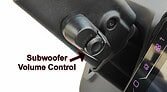 EVIVE subwoofer volume control knob