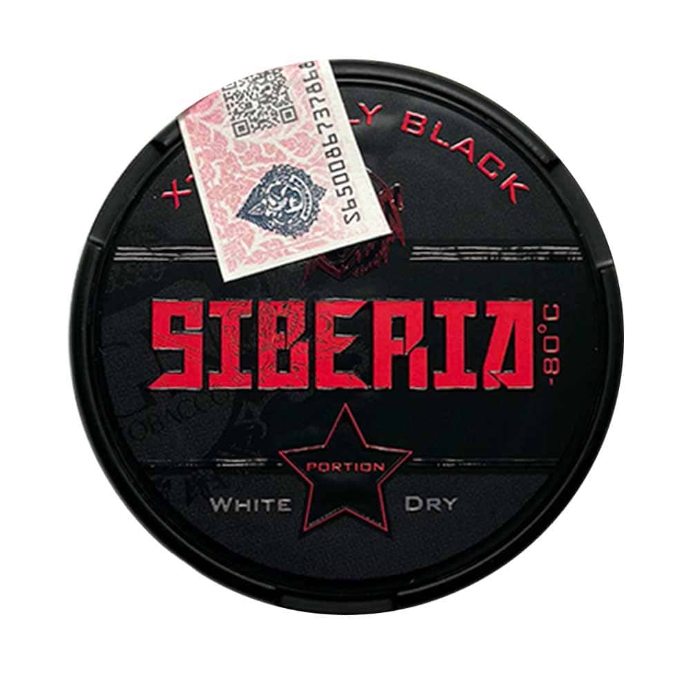 SIBERIA -80℃ "X-tremely Black" 13g – Ultra Strong, Thailand