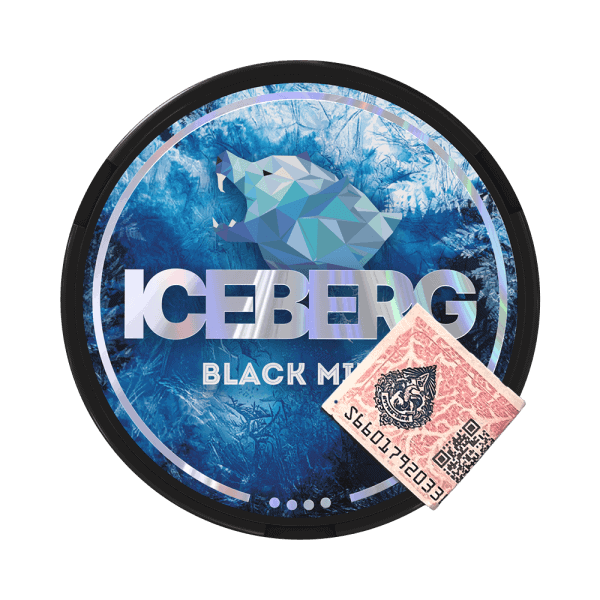 ICEBERG BLACK MINT — Экстремально сильные мятные подушечки | Таиланд