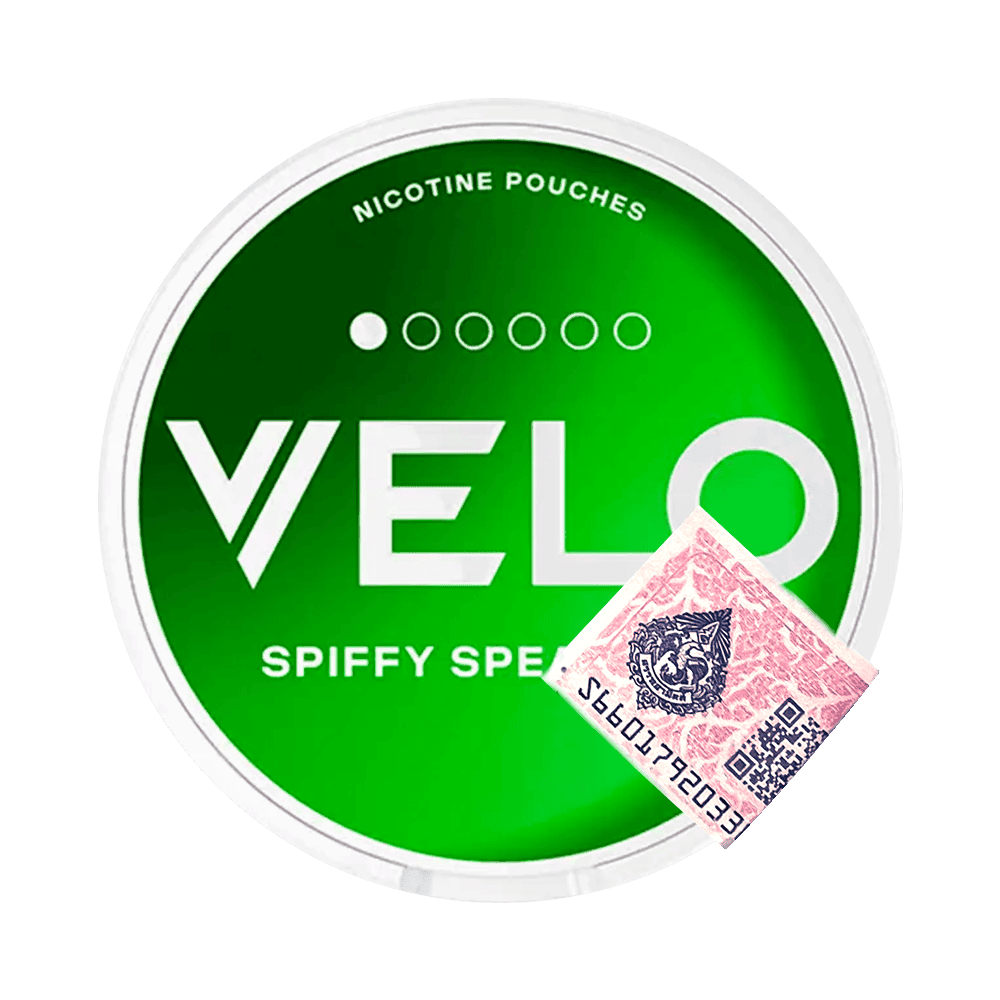 VELO Spiffy Spearmint MINI – Свежий мятный заряд | Доставка по Таиланду