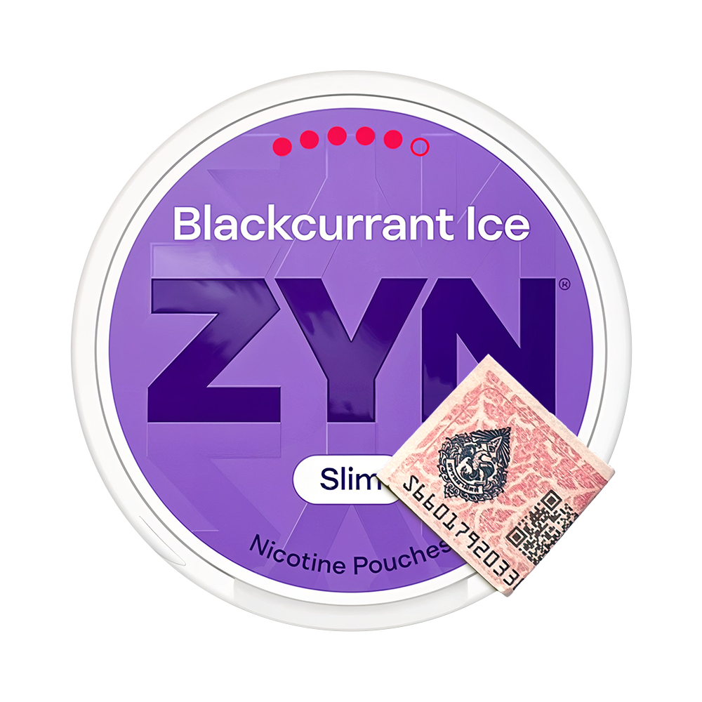 ZYN - Blackcurrant Ice Super Strong Slim (5•••••) — изображение 1