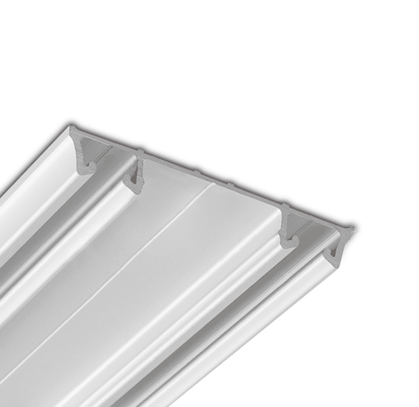 Aluminium profile for bespoke internal fitments, ideal for customised interiors.