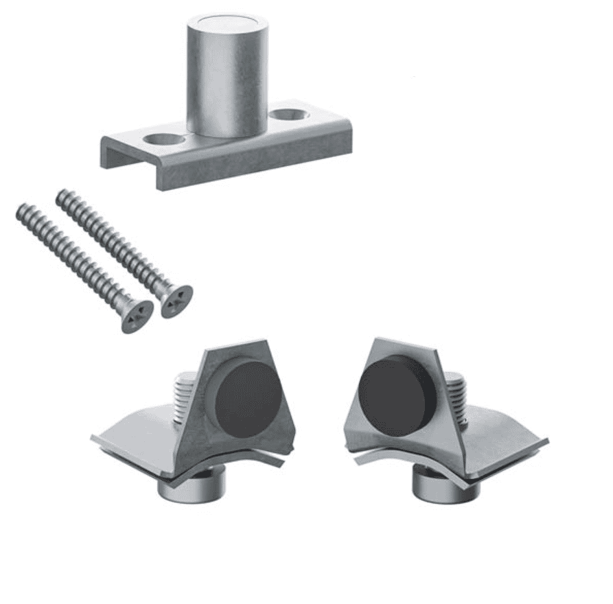 Adjustable furniture support brackets for customised interior solutions.