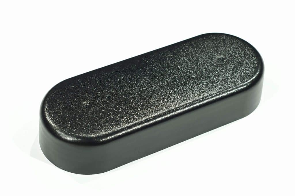 standard unflanged machine guard black plastic