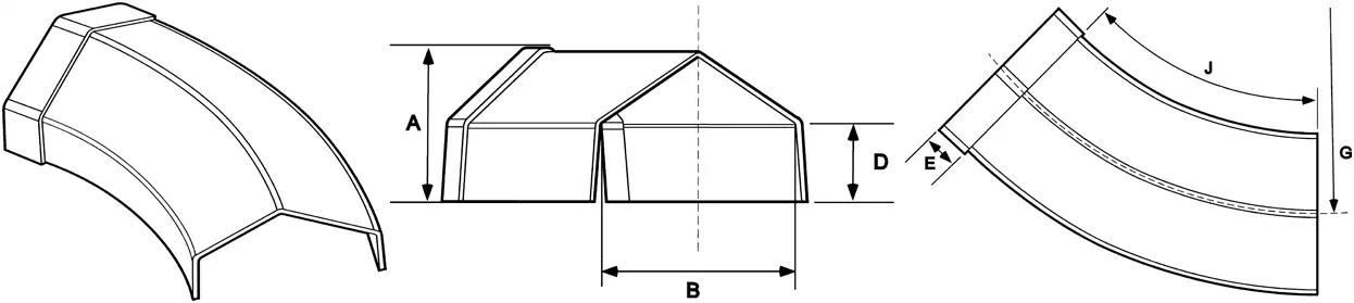 curved conveyor cover