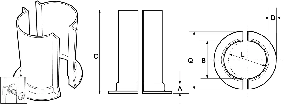 Protective machine guard with cover for industrial equipment.