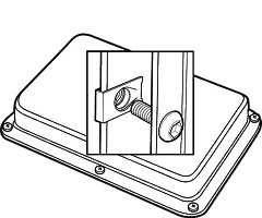 Machine guard and cover for industrial safety and protection.