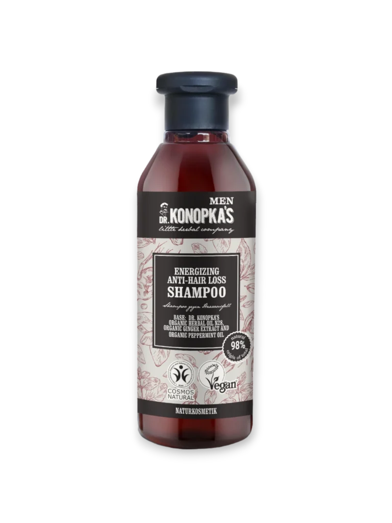 Енергизиращ шампоан за мъже - против косопад, Dr. Konopka's, 280 мл