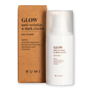 Околоочен крем против бръчки и тъмни кръгове, серия GLOW, Rumi Cosmetics